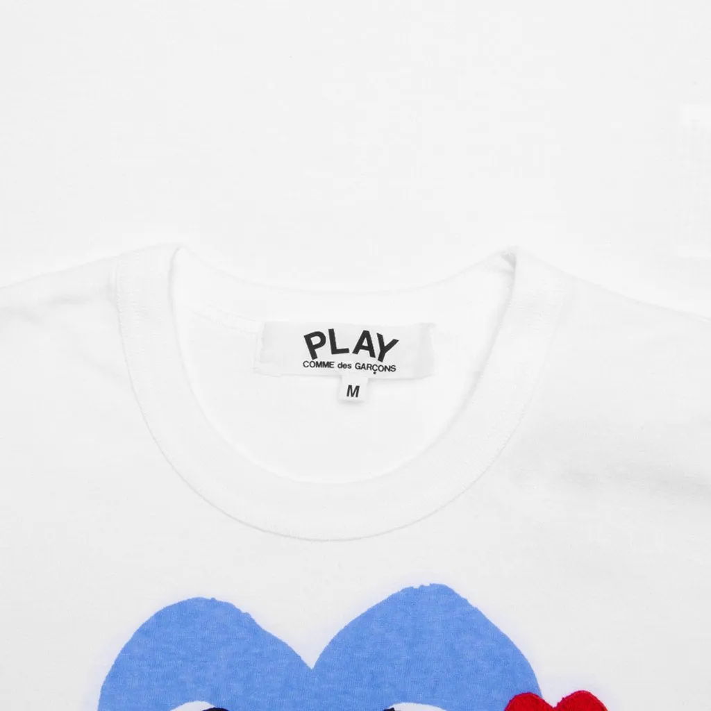 Women's Colored Heart Tee - Blue